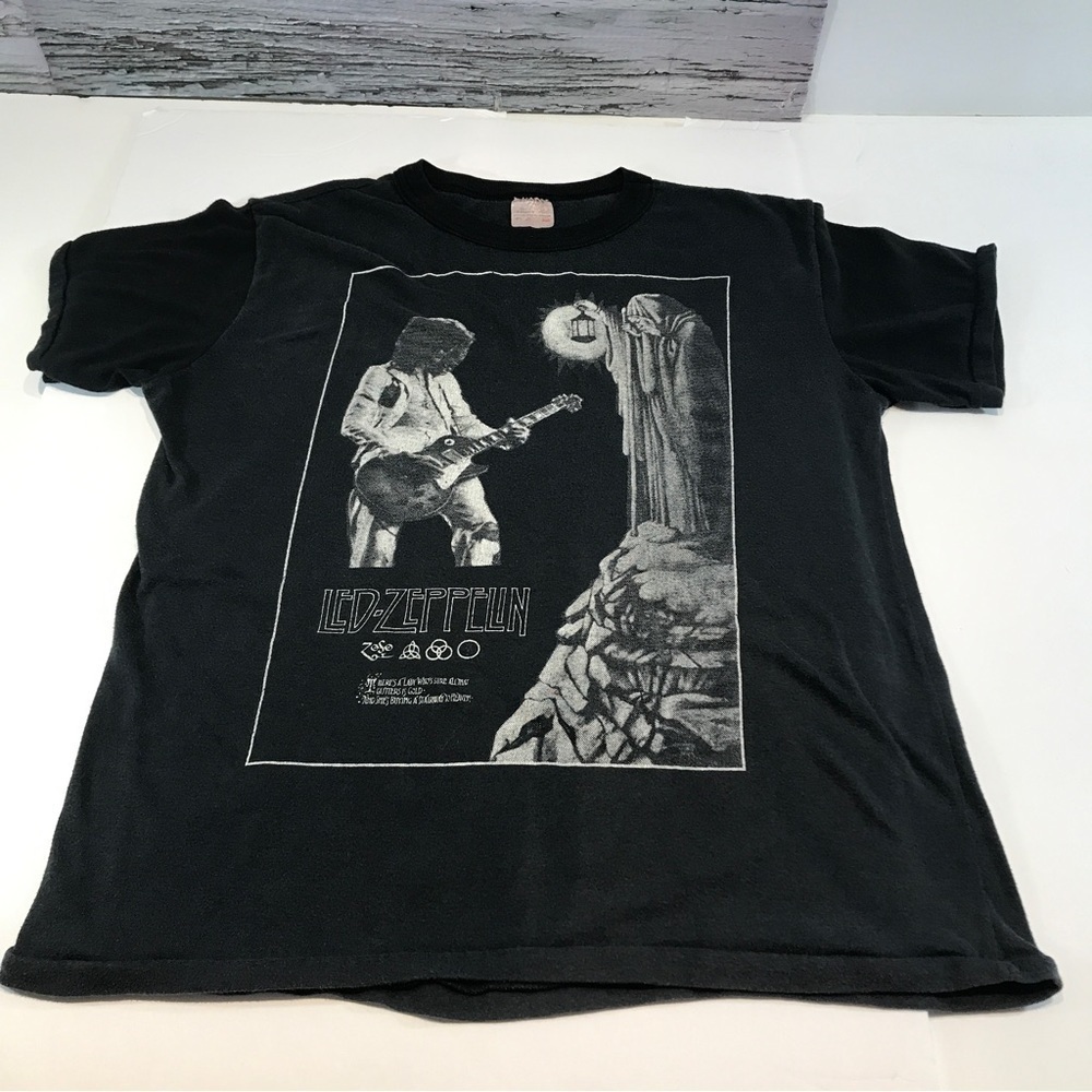 Led Zeppelin Concert Stairway to Heaven Medium T-Shirt Vintage
